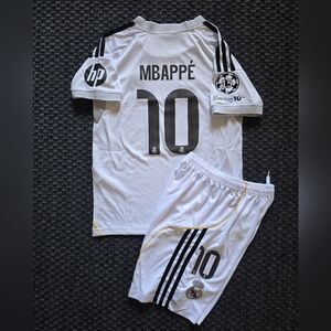 Real Madrid Home Mbappe 10 Jersey 2026 (Sets For Kids)